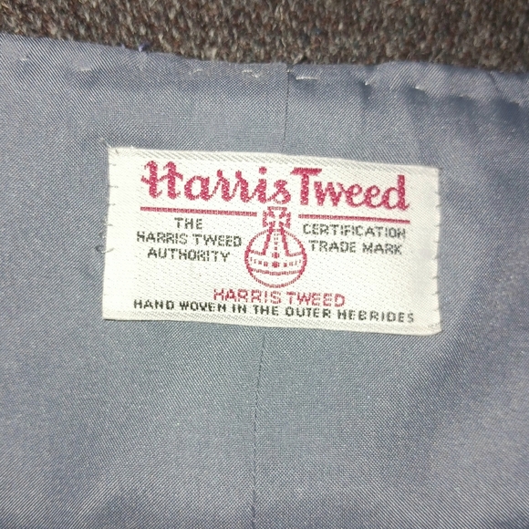 Vintage Harris Tweed Women's Wool Jumper Dress Hand Woven Outer Hebrides - Picture 7 of 9